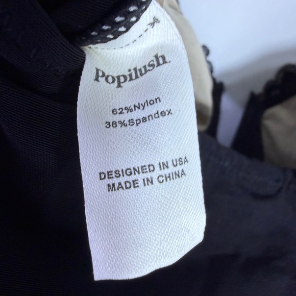 NWT Popilush Lace Shapewear Bodysuit – V-Neck Tummy Control Thong – XL - Picture 7 of 8